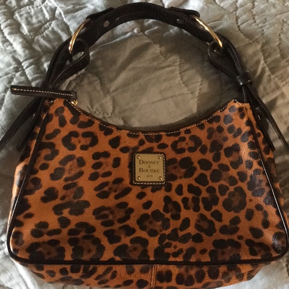 dooney & bourke ostrich embossed 75th anniversary hobo bag